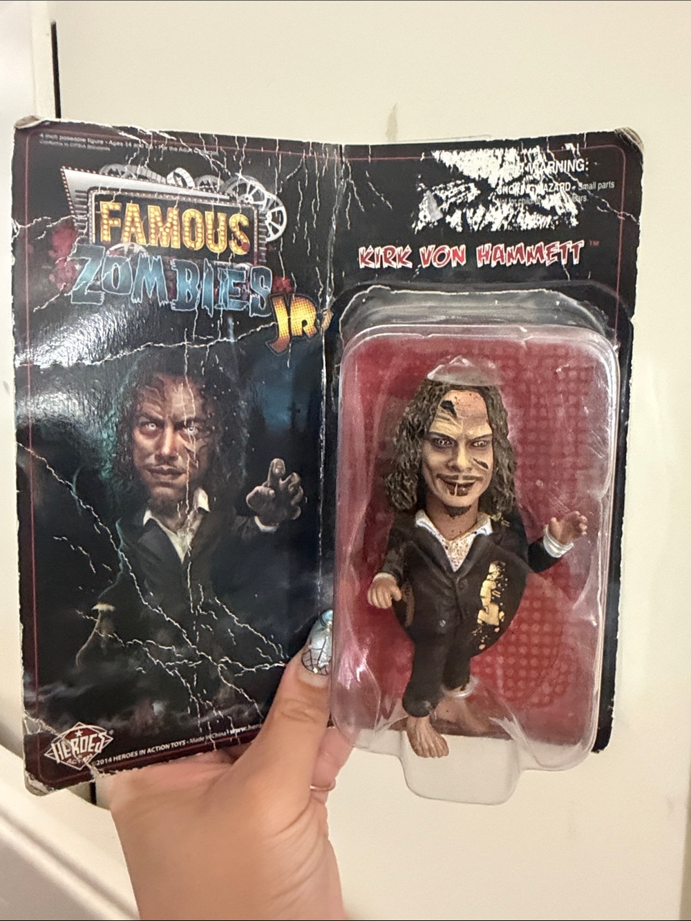 Unopened Rare Metallica 2014 Kirk Von Hammett Collectible Figure